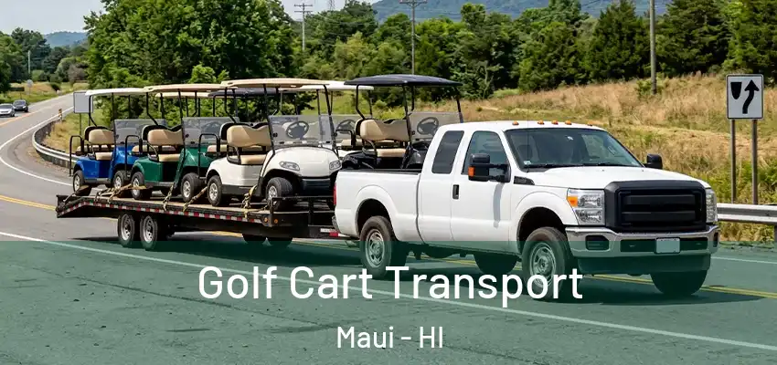 Golf Cart Transport Maui - HI